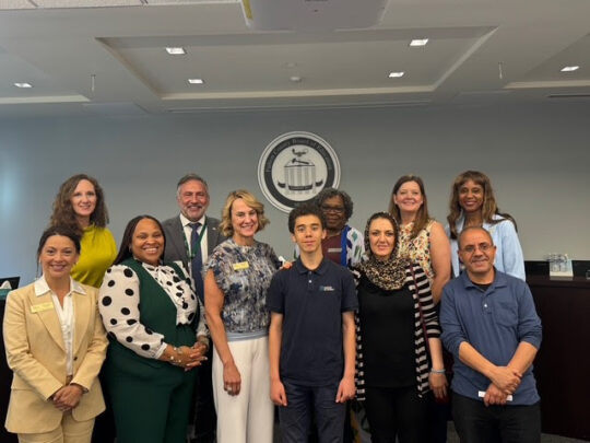 Amana Student Honored at Fulton County School Board Meeting